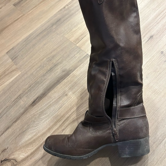 Dark Brown Tall Boots - Picture 2 of 2